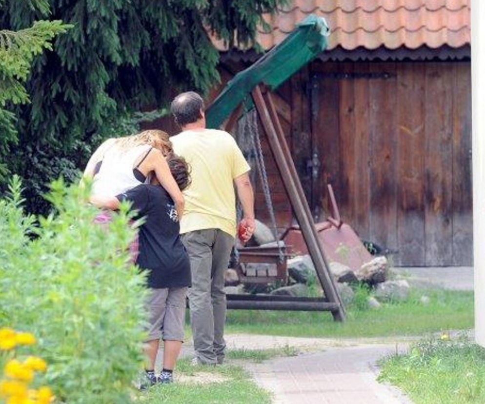Edyta górniak na wakacjach z synem Allanem
