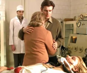 Anna German odc. 5. Joanna Moro, Zbigniew Tucholski (Szymon Sędrowski), Irma Berner (Maria Poroszyna)