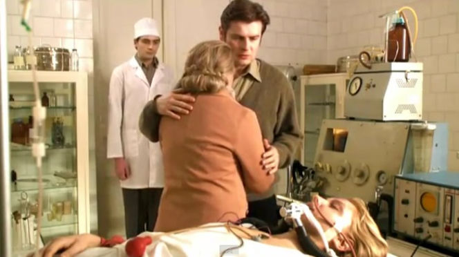 Anna German odc. 5. Joanna Moro, Zbigniew Tucholski (Szymon Sędrowski), Irma Berner (Maria Poroszyna)