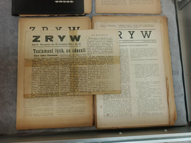 Pamiątki po „Sławce” i „Wszeborze” w Archiwum Akt Nowych