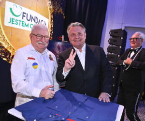 Wałęsa, Doda i Najman z żoną na gali Osobowości i Sukcesy