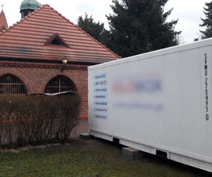 Mobilna chłodnia na ciała w Koszalinie