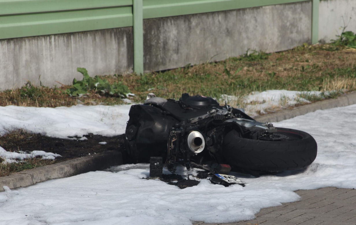 Motocyklista zginął na miejscu. Potworny wypadek w Siedlcach