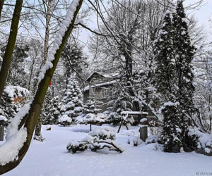 Zima 2021 w Sopocie. Kurort pod grubą warstwą śniegu 11.02.2021 r.