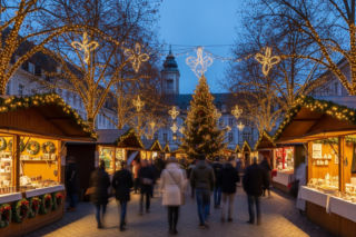 Warmiński Jarmark Świąteczny w Biskupcu. Co przyciągnęło tłumy na Plac Wolności?