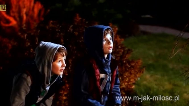 M jak miłość. Antek (Jakub Jankiewicz), Mateusz (Krystian Domagała)