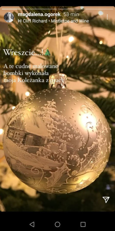 Magdalena Ogórek stroi mieszkanie na święta. Jest motyw przewodni