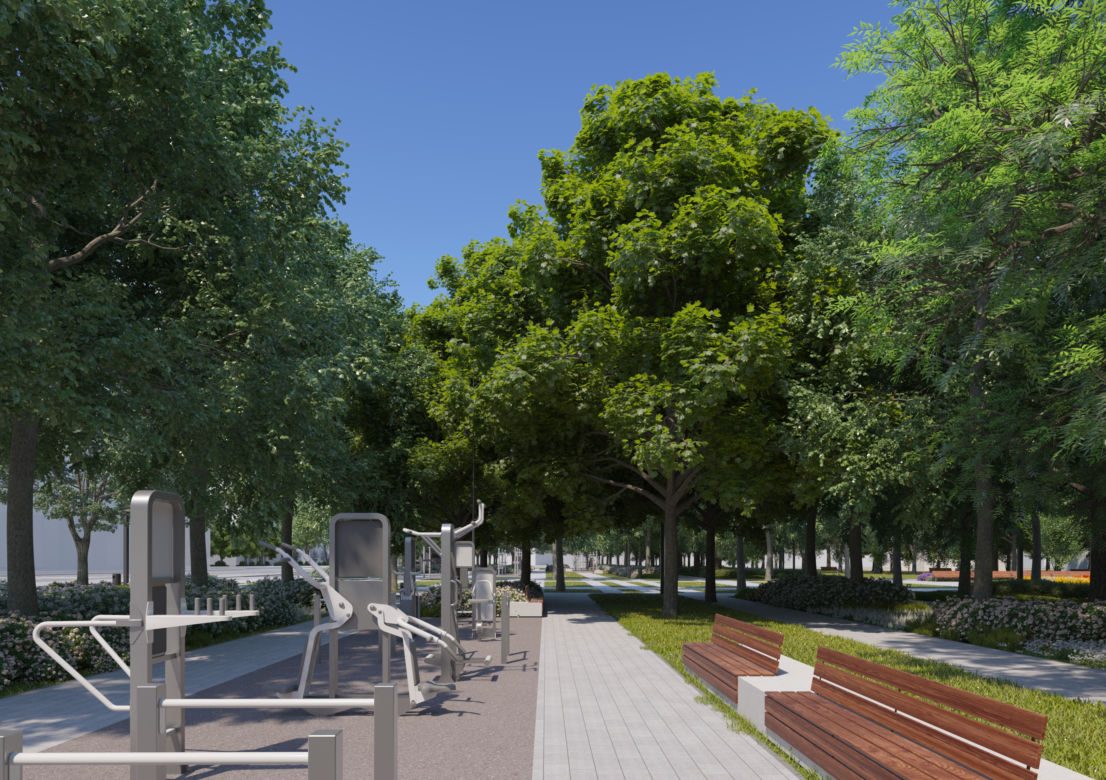 2 Tak będzie wyglądać park Moniuszki