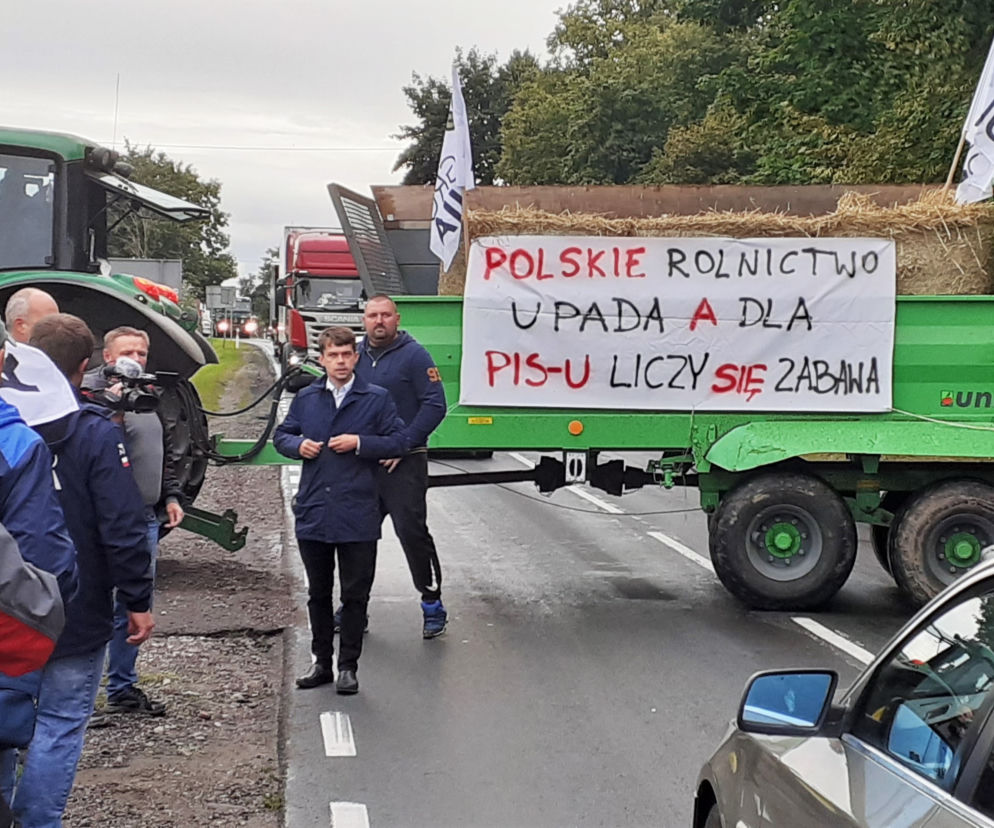 Rolnicy znów na drogach. Utrudnienia również w okolicach Iławy