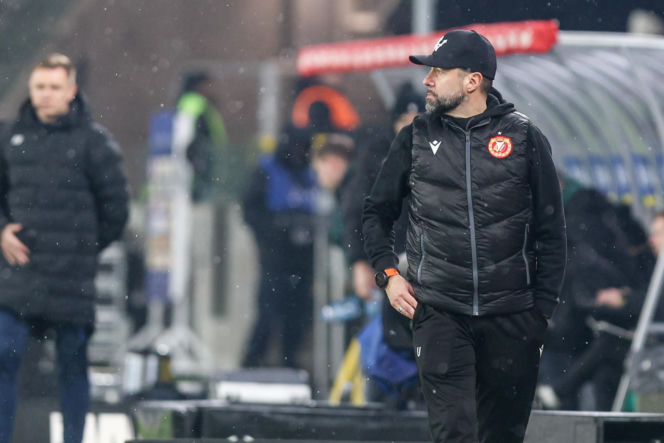 GKS Katowice - Widzew Łódź, zdjęcia kibiców z meczu 20. kolejki PKO BP Ekstraklasy