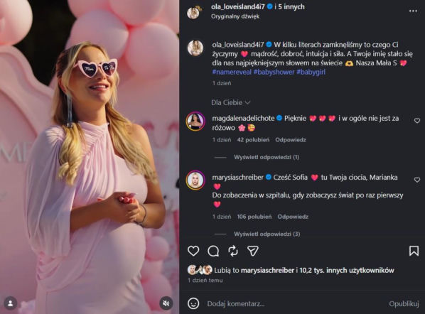 Wielkie baby shower Oli Tomali