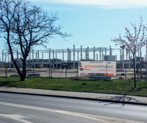 Budowa sklepu IKEA w Szczecinie - kwiecień 2020