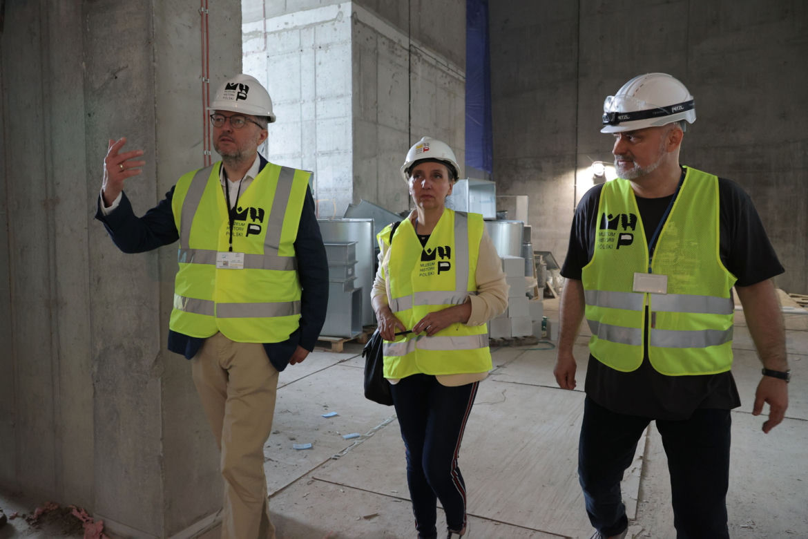 Muzeum Historii Polski w budowie. Z dachu najpiękniejszy widok w Warszawie!