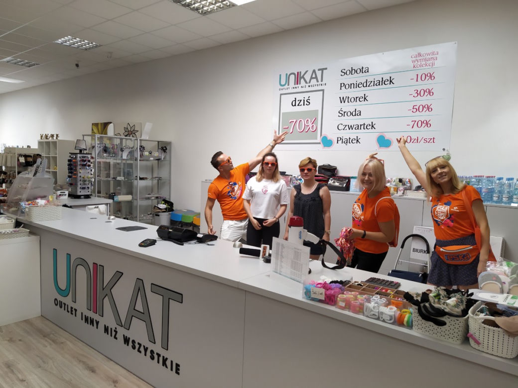 Ekipa Eska Summer City odwiedziła Outlet Unikat
