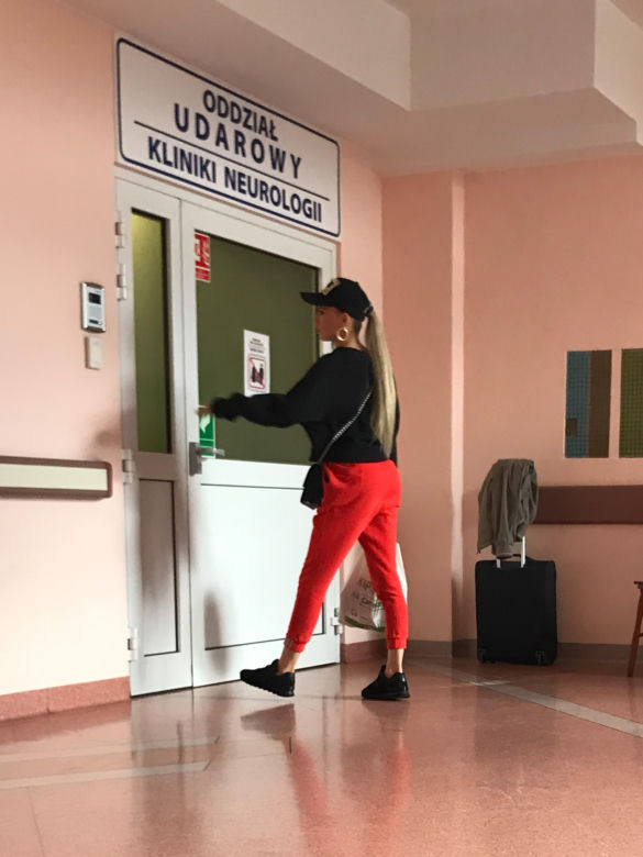 Roxi Gąska odwiedza Jacka w szpitalu
