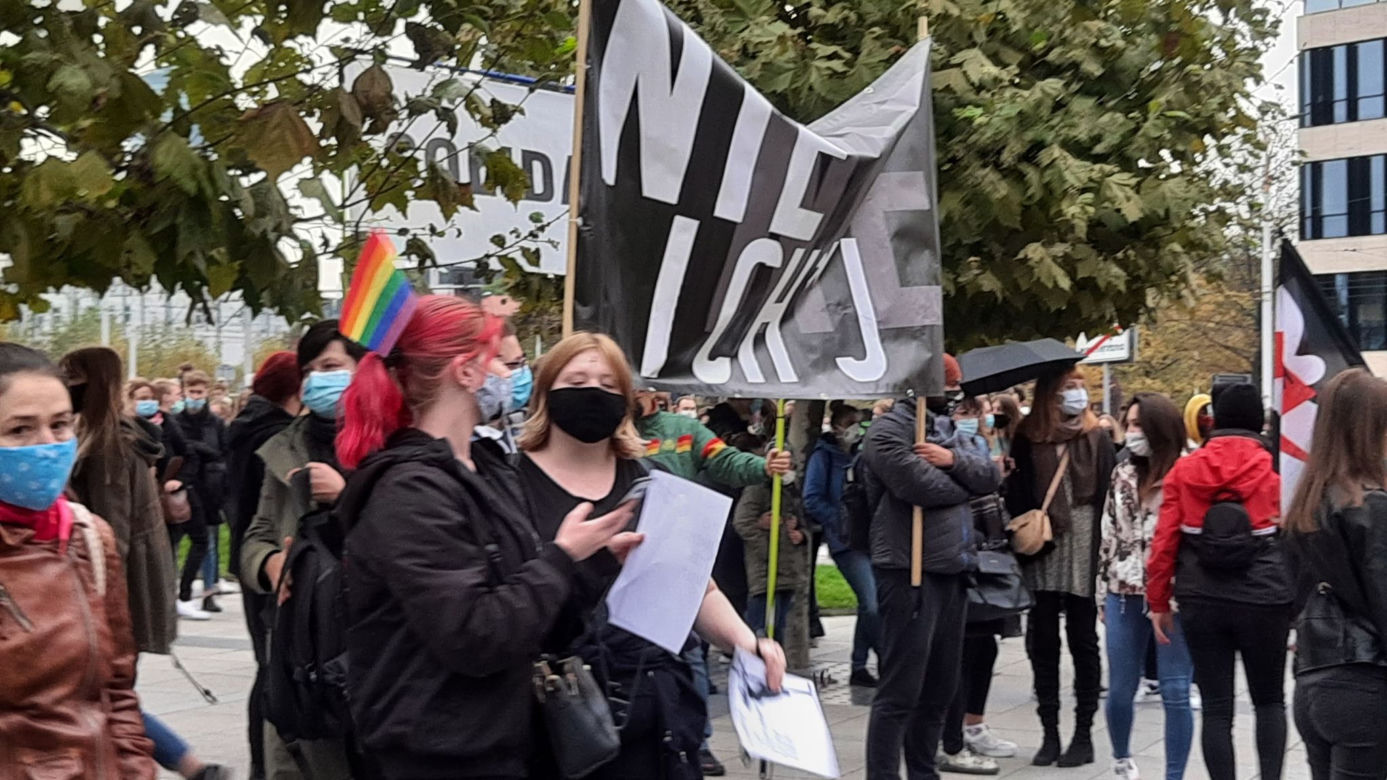Strajk Kobiet we Wrocławiu. Protest przeciw zakazowi aborcji