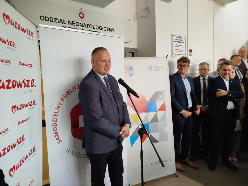 Odnowiony oddział noworodkowy wraz z częścią położniczą w mińskim szpitalu zapewni ciężarnym, rodzącym i maluchom nowoczesne warunki