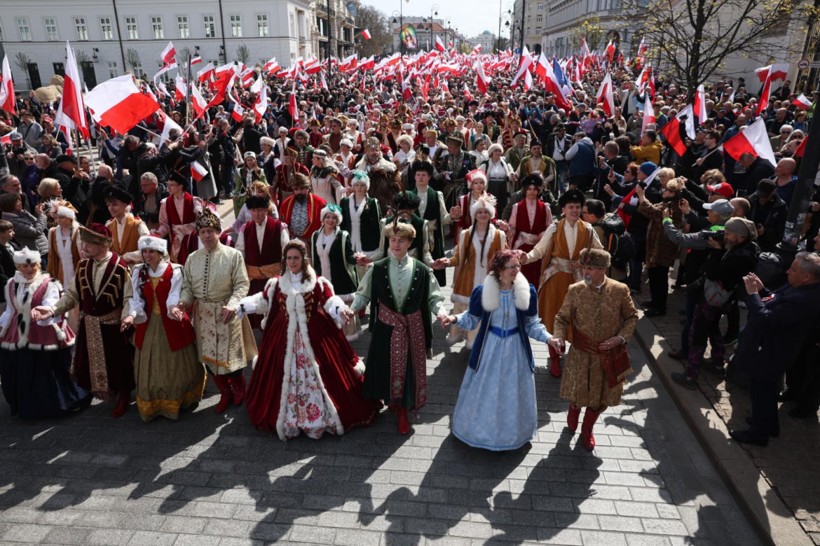 Wielki marsz w Warszawie 12.04.2025