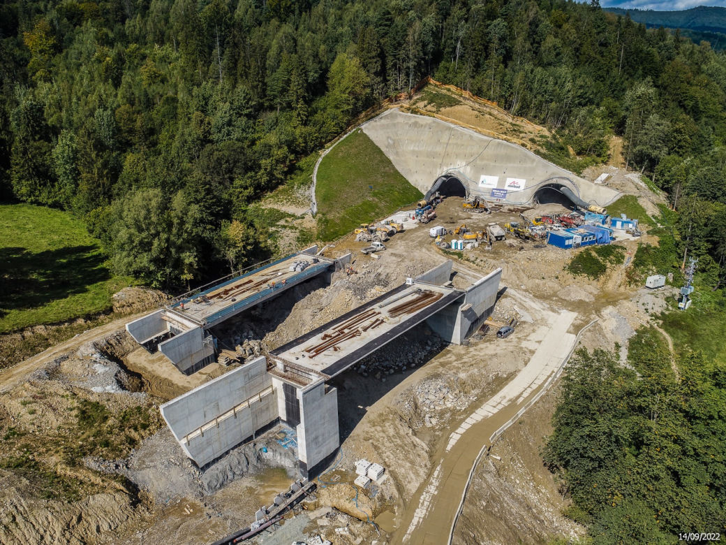 Budowa trasy S1 w Beskidach