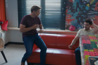 Barwy szczęścia, odcinek 3285. Tomasz (Jakub Sokołowski), Justin (Jasper Sołtysiewicz)