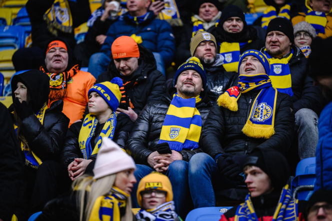 Arka Gdynia - Legia Warszawa: Zdjęcia kibiców z meczu 20. kolejki PKO BP Ekstraklasy