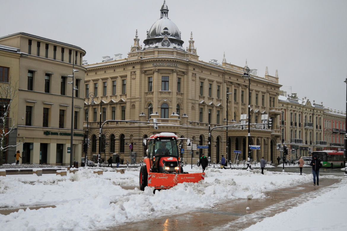 Zima w Lublinie. Tak wygląda centrum miasta po pierwszych opadach śniegu!