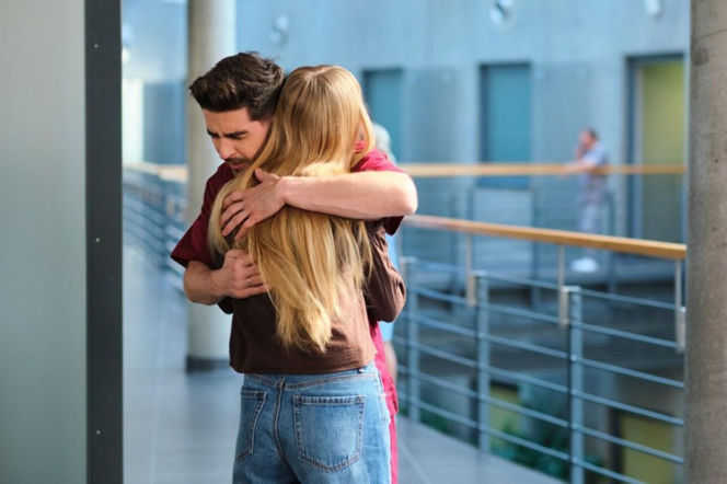 Pierwsza miłość odc. 4123. Kacper (Damian Kulec), Julka (Dąbrówka Kruk)