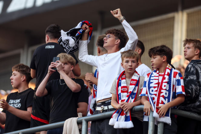 Górnik Zabrze - Ferencvaros: Zdjęcia kibiców z meczu 3. rundy eliminacji Ligi Europy