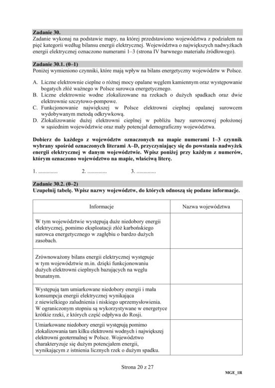 Matura 2020: Geografia. ARKUSZ CKE z geografii odpowiedzi z egzaminu 19.06.2020