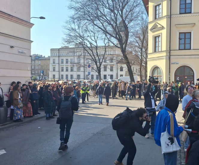 Protest Kazimierz, Kraków, 01.03.2026