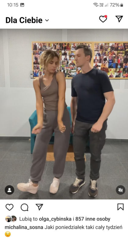 M jak miłość na planie. Kama (Michalina Sosna), Jakub Karski (Krzysztof Kwiatkowski)