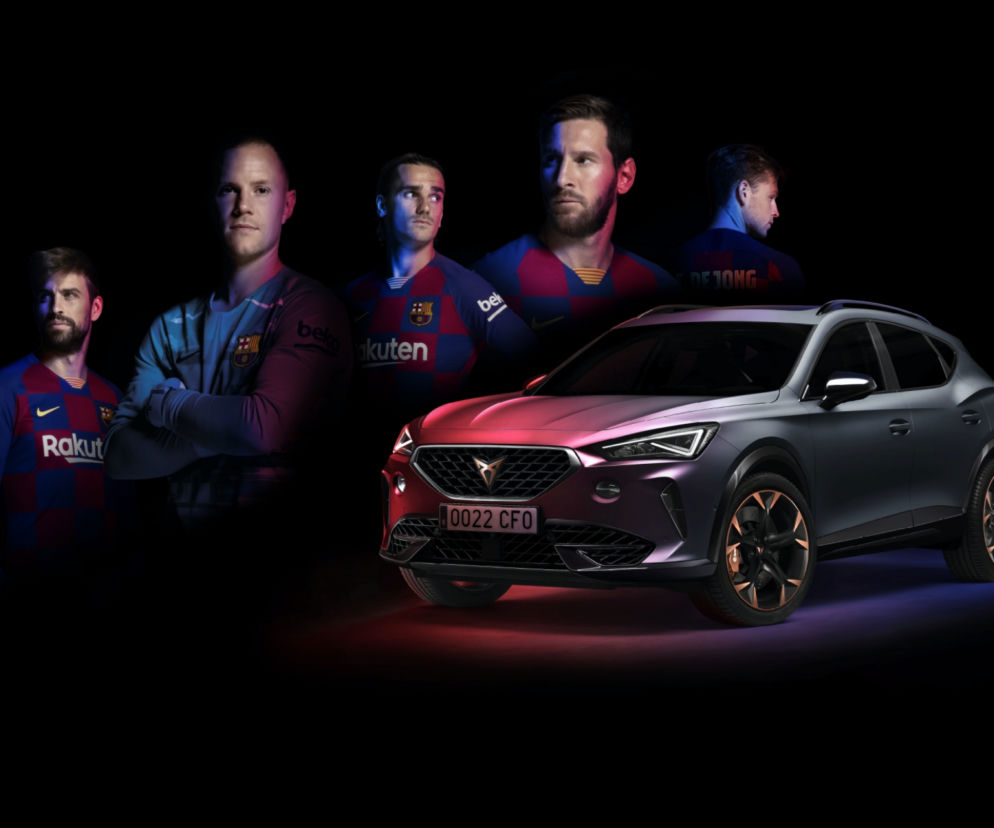 Cupra Formentor dla wszystkich dla piłkarzy FC Barcelona