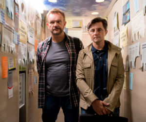 Aż po sufit odcinek 7. Andrzej Domirski (Cezary Pazura), Leszek (Tomasz Drabek)