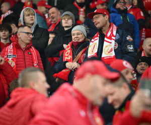 Widzew Łódź - Lech Poznań: Zdjęcia kibiców i zawodników z meczu 24. kolejki PKO BP Ekstraklasy