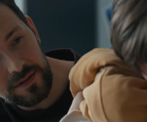 Barwy szczęścia odc. 3276. Sonia (Weronika Nockowska), Marcin Kodur (Oskar Stoczyński), Mateuszek (Filip Kowalewicz)