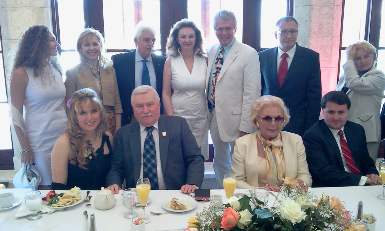 Lech Wałęsa wakacje w Miami