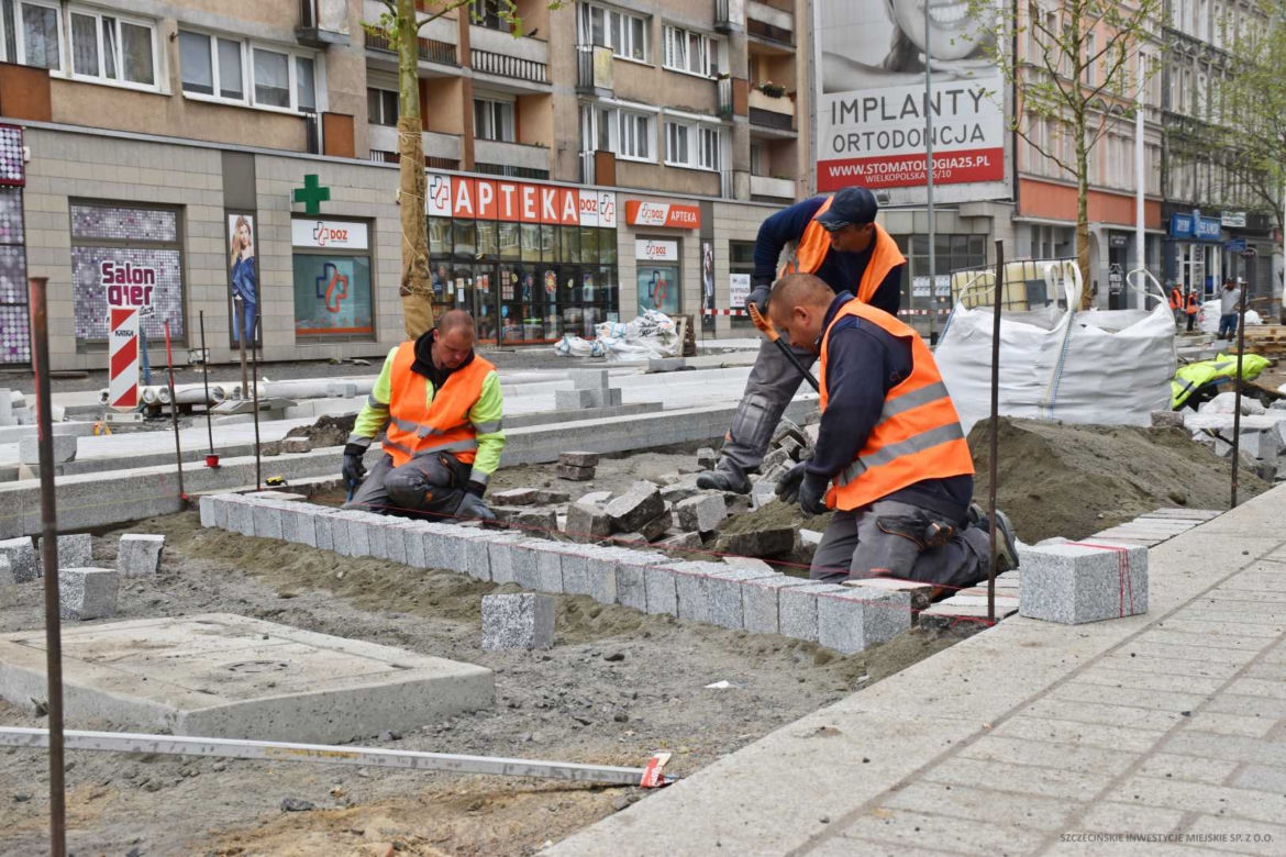 Przebudowa alei Wojska Polskiego - maj 2022