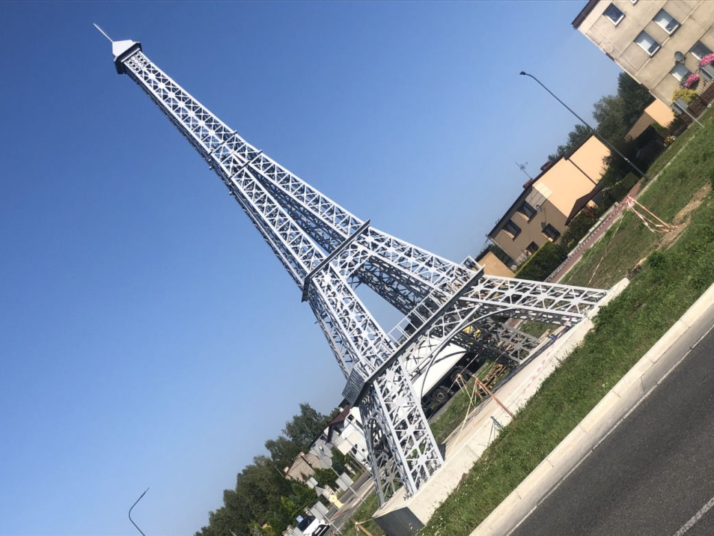 Wieża Eiffla w Rybniku widoczna jest z wielu kilometrów