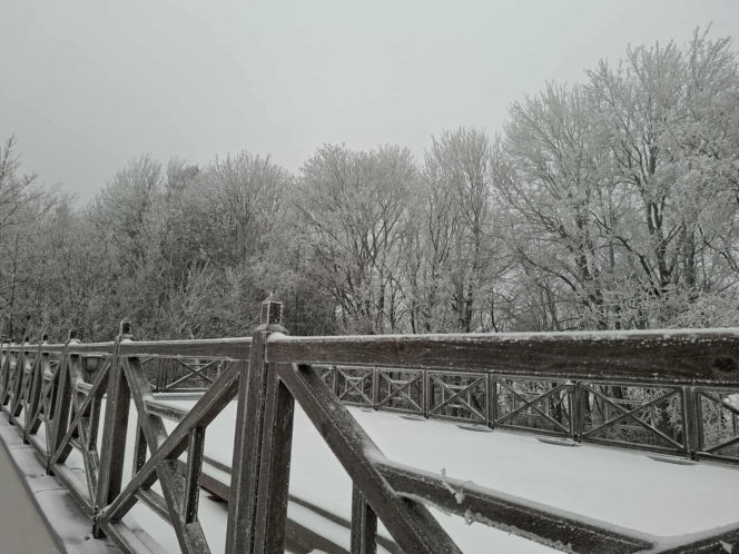 Majestatycznie, zimowo, jak w bajkowej Narnii. Tak Nowy Rok wita Święty Krzyż