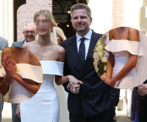 Zjawiskowa Bianka u boku Filipa Chajzera. Suknia robi wrażenie!
