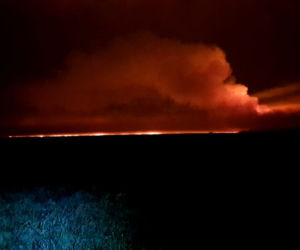 Drony z Gliwic pomagają w gaszeniu pożaru w Biebrzańskim Parku Narodowym