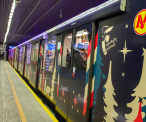 Świąteczne metro ruszyło na trasę!