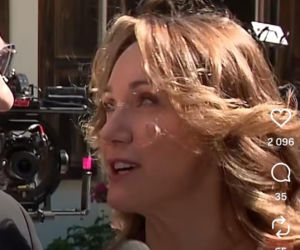 Ranczo 11 sezon. Lucy (Ilona Ostrowska) na planie w programie 19.30