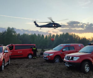 Ogromny pożar pod Grójcem! Spłonęło 80 hektarów lasu