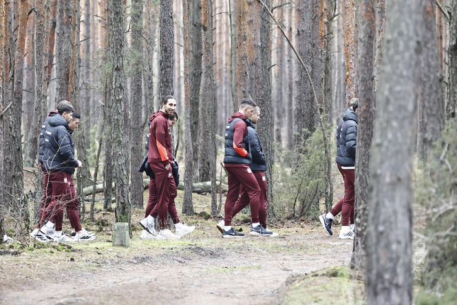 Polska - Holandia. Piłkarze poszli do lasu