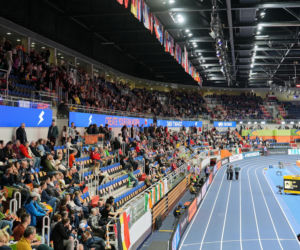 Halowe Mistrzostwa Świata w Lekkoatletyce Kujawy Pomorze 26 w Toruniu. Zdjęcia kibiców i zawodników z 1. dnia imprezy