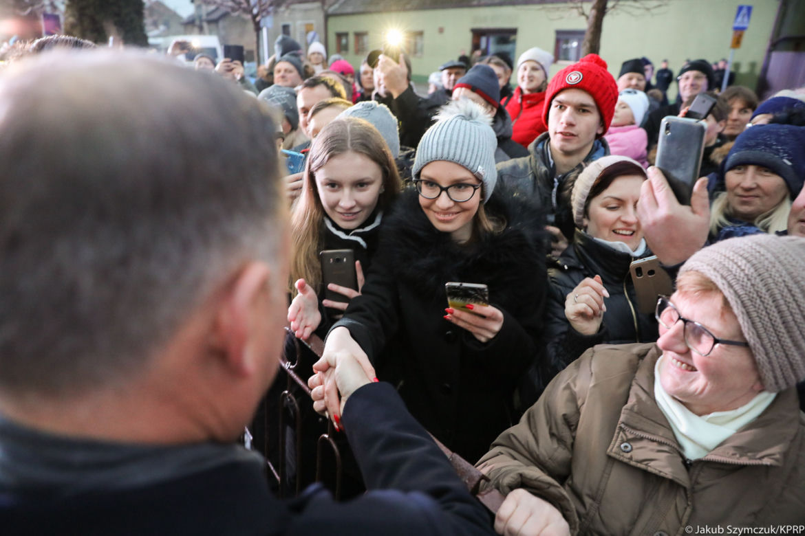 Łódzkie. Prezydent Andrzej Duda z wizytą w Lututowie