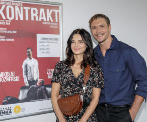 Mikołaj Roznerski i Adriana Kalska - premiera spektaklu Kontrakt w teatrze IMKA