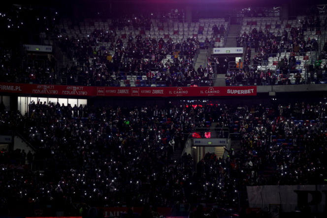 Górnik Zabrze - Lech Poznań: Zdjęcia kibiców ze szlagieru 20. kolejki PKO BP Ekstraklasy