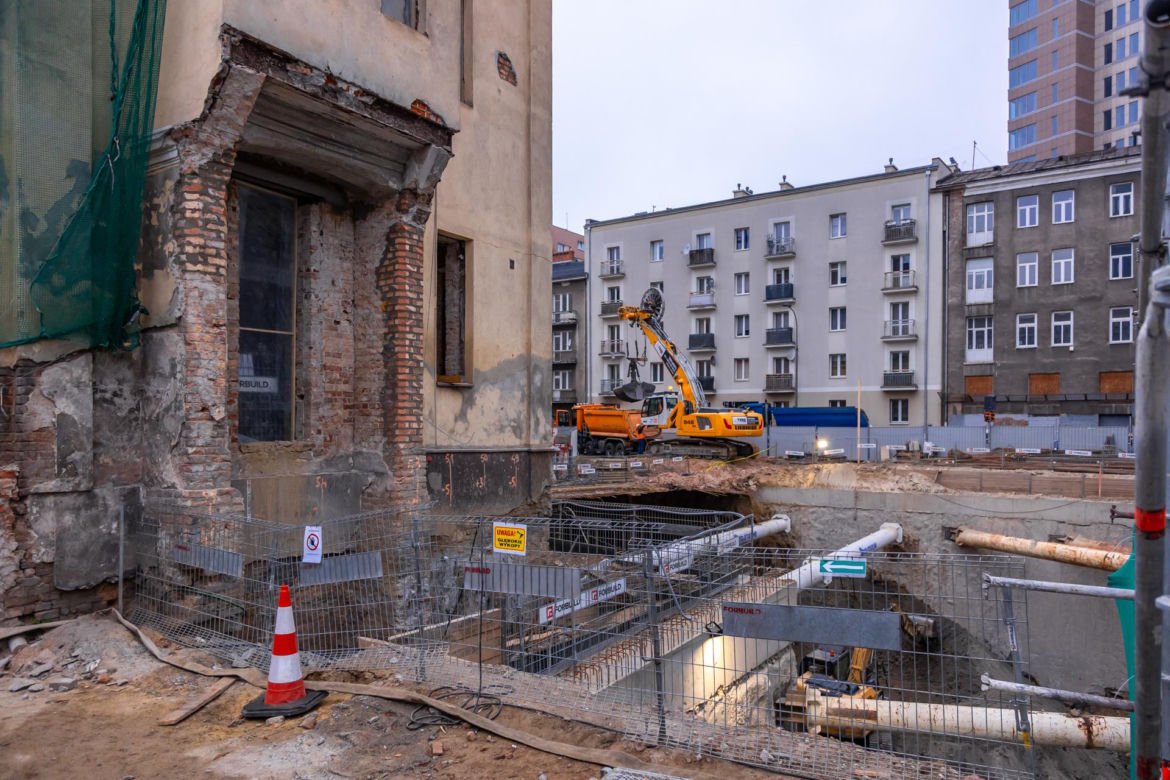 Budowa Muzeum Getta Warszawskiego w Warszawie